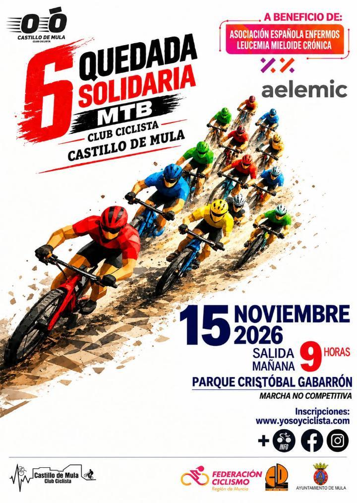 VI Quedada Solidaria MTB Castillo de Mula a beneficio de AELEMIC